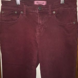 Madewell skinny jeans